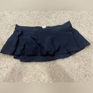 Merona Black Skort Small Stretch Tennis Golf Athletic Skirt